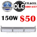 ETL UL DLC licht 347 V 480 V 5 jahre garantie PF&gt; 0,9 120lm / w industrielle led linear hohe bucht 100 watt 150 watt 200 watt